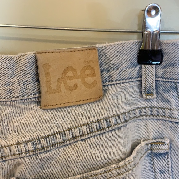 Lee Vintage Straight Leg unisex light wash denim jeans size 29 in waist - Picture 5 of 5